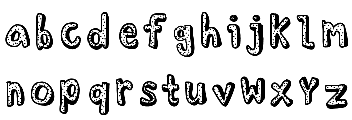 KBDelicateSoul Font LOWERCASE