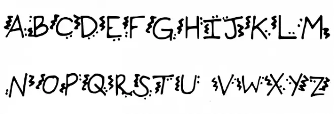 KBDinoMite Schriftart Groß