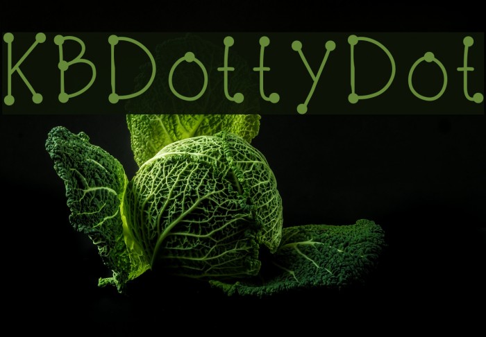 KBDottyDot फ़ॉन्ट examples