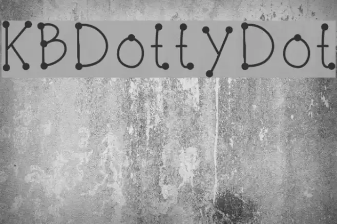 KBDottyDot Font examples