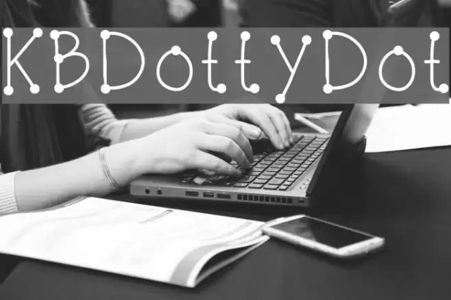 KBDottyDot Font examples