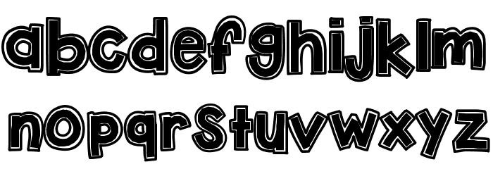 KBDunkTank Font LOWERCASE