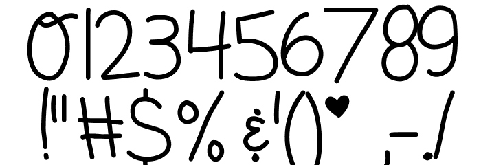 KBEarthQuake Font OTHER CHARS