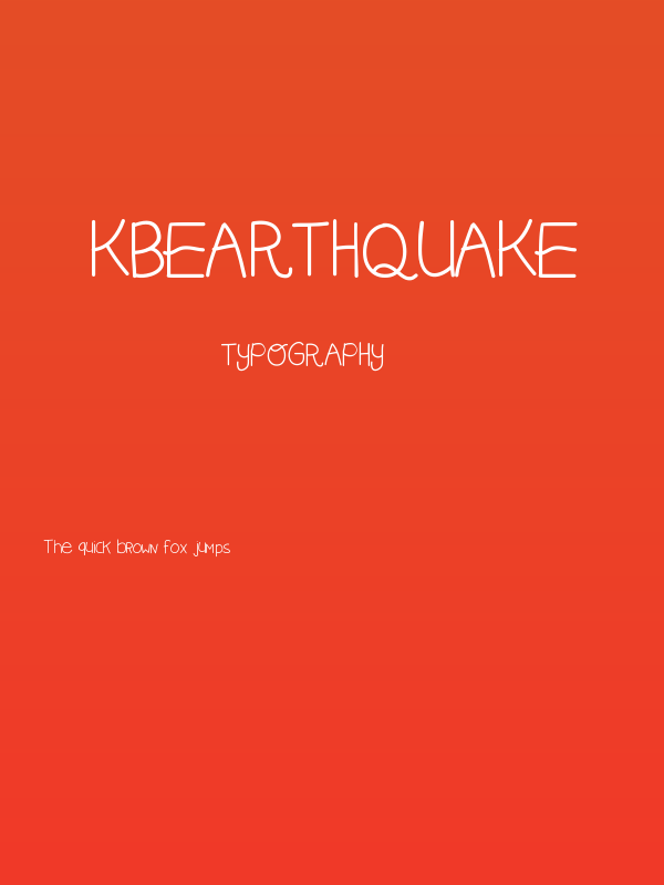 KBEarthQuake Poster