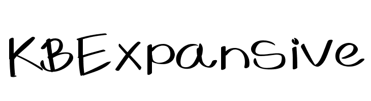 KBExpansive  font caratteri gratis
