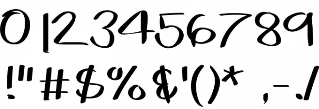 KBExpansive Font OTHER CHARS