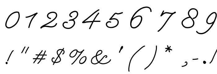 KBFancyFootwork Font OTHER CHARS