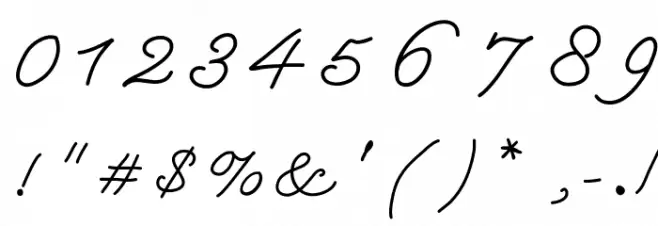 KBFancyFootwork Font OTHER CHARS