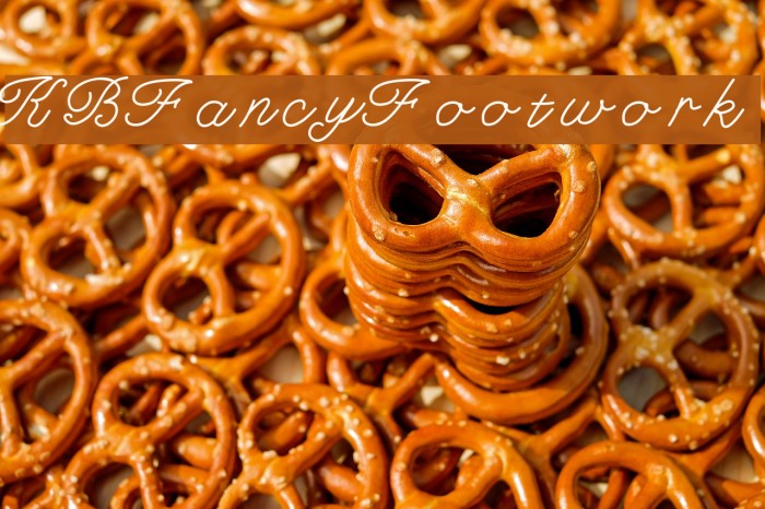 KBFancyFootwork Font examples