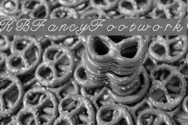 KBFancyFootwork Font examples