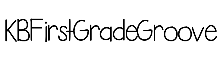 KBFirstGradeGroove  Скачать бесплатные шрифты