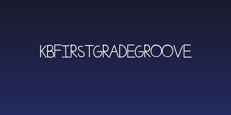 KBFirstGradeGroove Social Header