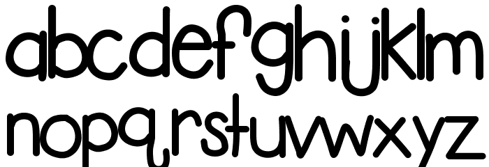 KBFirstGradeGrown Font LOWERCASE