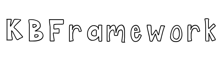 KBFramework फ़ॉन्ट