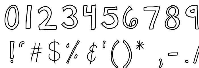 KBFramework Font Alte caractere