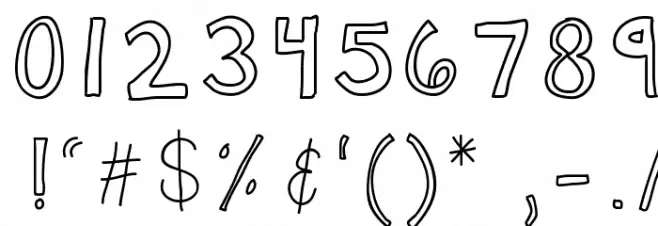 KBFramework Font Alte caractere