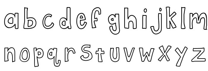 KBFramework Font Litere mici