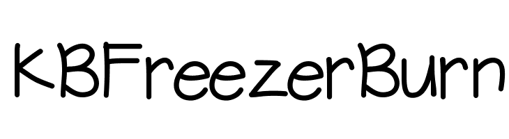 KBFreezerBurn  les polices de caractères gratuit tlcharger