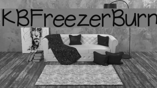 KBFreezerBurn Font examples