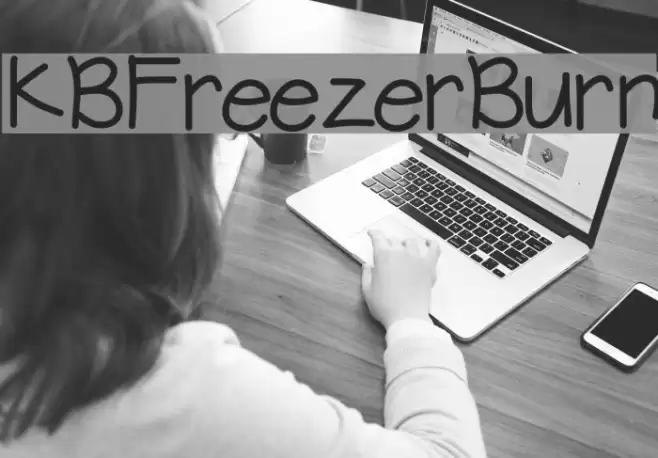 KBFreezerBurn Font examples