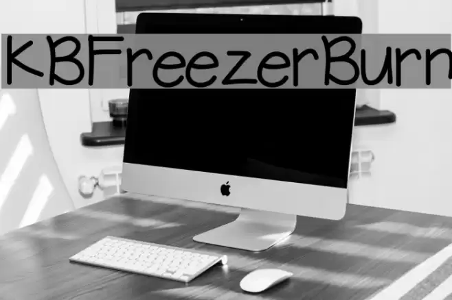 KBFreezerBurn Font examples