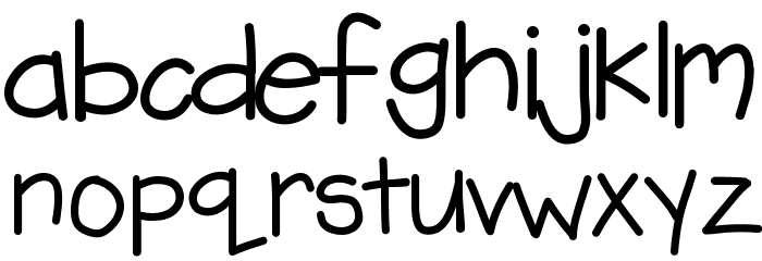 KBFreezerBurn Font LOWERCASE
