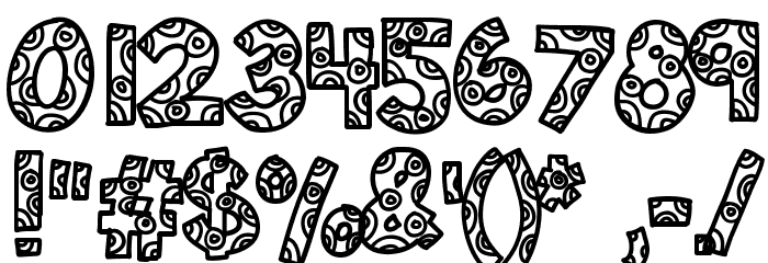 KBFunHouse Font OTHER CHARS