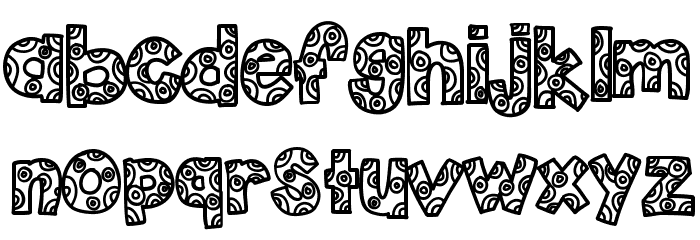 KBFunHouse Font LOWERCASE