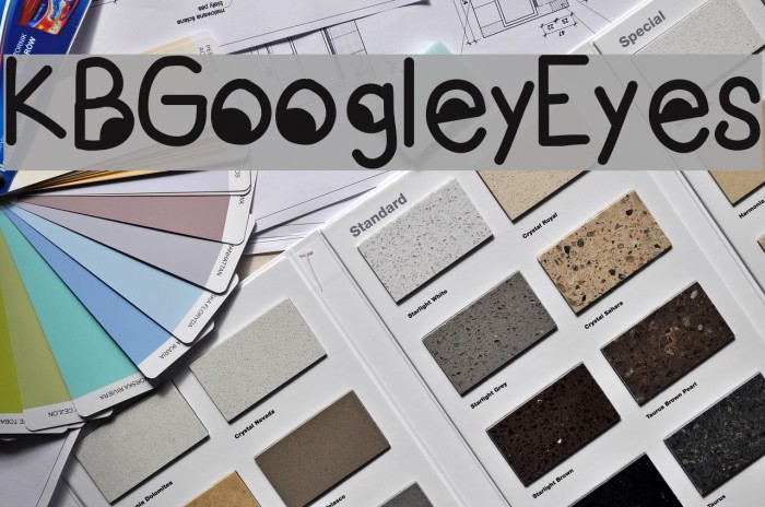 KBGoogleyEyes Font examples