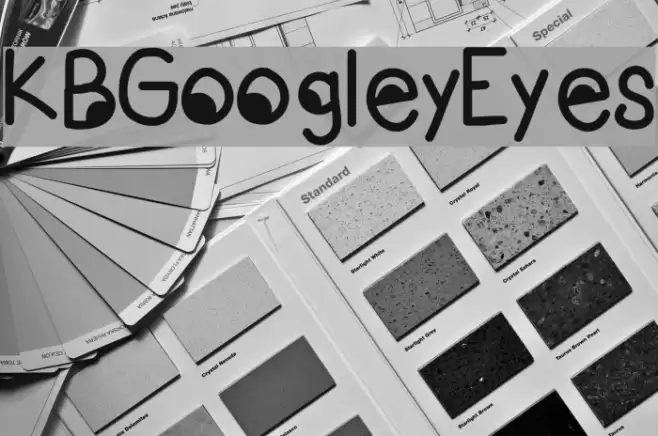 KBGoogleyEyes Font examples