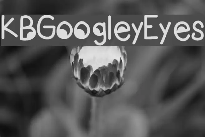 KBGoogleyEyes Font examples