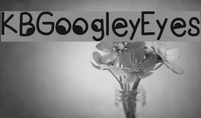 KBGoogleyEyes Font examples