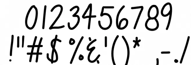 KBGrandeur フォント その他の文字