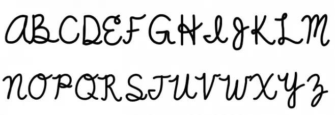 KBGrandeur Schriftart Groß