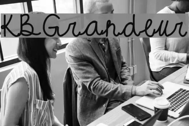 KBGrandeur フォント examples