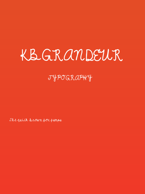 KBGrandeur Poster