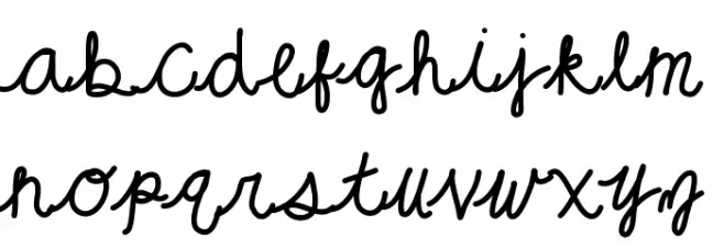 KBGrandeur フォント 小文字