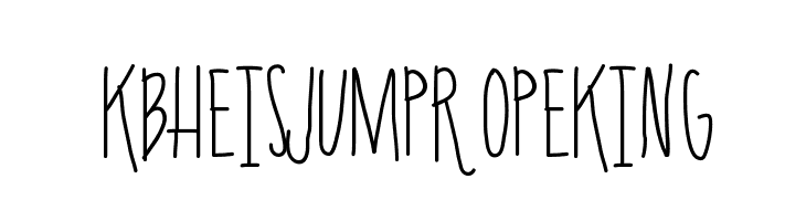 KBHEISJUMPROPEKING  Descarca Fonturi Gratis