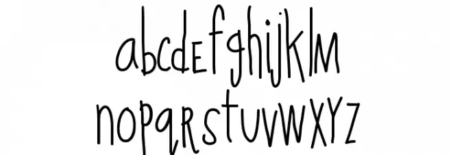 KBHEISJUMPROPEKING फ़ॉन्ट लोअरकेस
