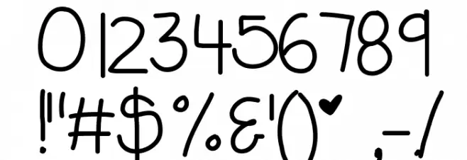 KBHabitsCanBeBroken Font OTHER CHARS