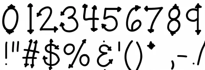 KBHerHighness Font OTHER CHARS