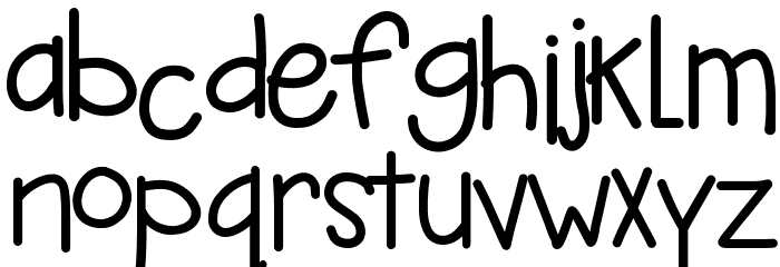 KBHoldthePhone Font LOWERCASE