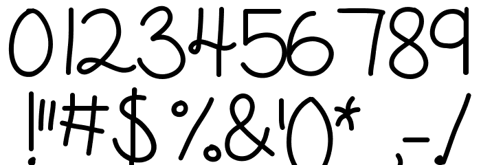 KBInterestingZebra Font OTHER CHARS