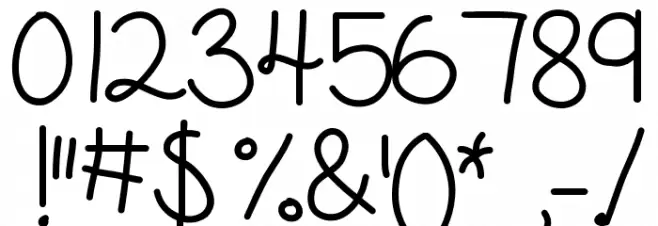 KBInterestingZebra Font Alte caractere