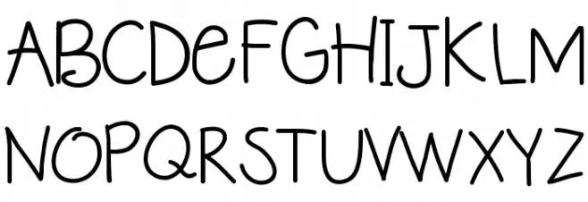 KBInterestingZebra 字体 大写