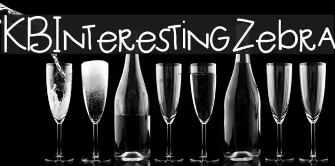 KBInterestingZebra Font examples
