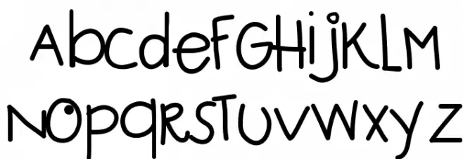 KBInterestingZebra 字体 小写