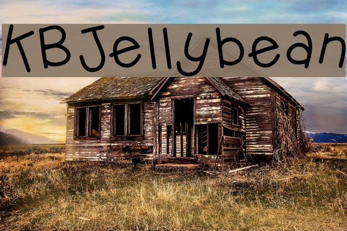 KBJellybean Font examples