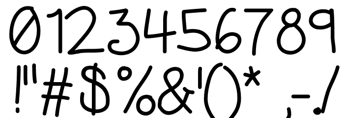 KBJukebox Font OTHER CHARS