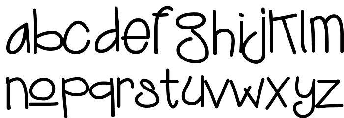 KBJukebox Font LOWERCASE